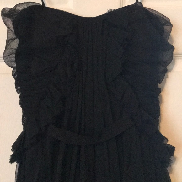 Elizabeth and James strapless dress black tulle - Picture 2 of 5